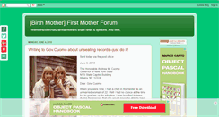 Desktop Screenshot of firstmotherforum.com