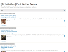 Tablet Screenshot of firstmotherforum.com